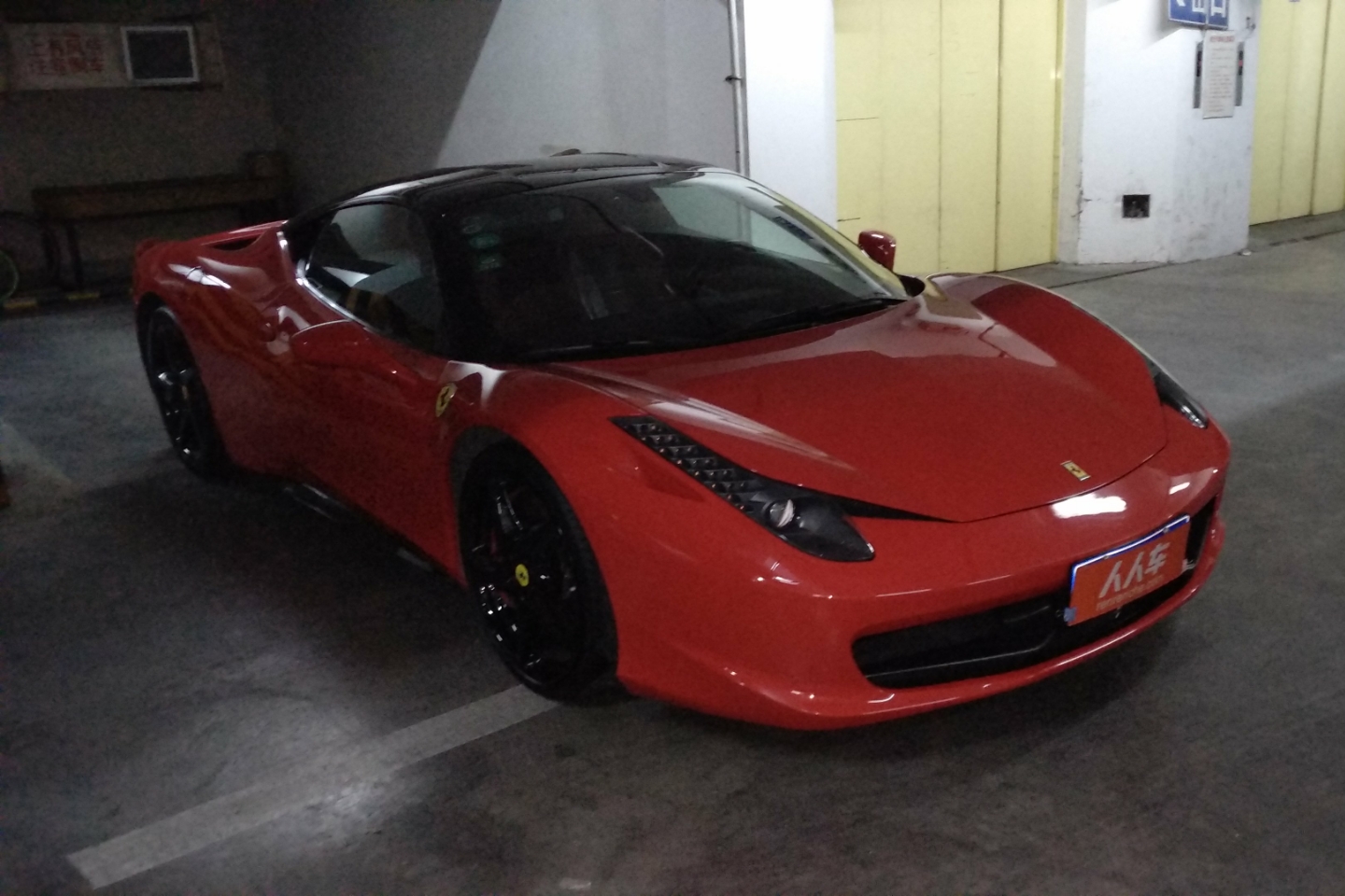 杭州二手法拉利458 2011款 4.5l italia