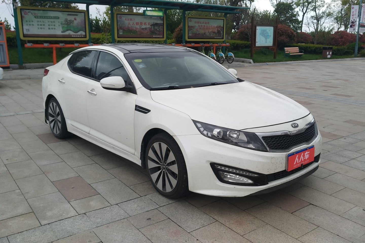 盐城二手起亚k5 2011款 2.0l 自动dlx_8万_6年_二手起亚k5-人人车