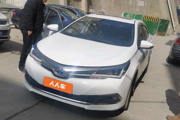 兰州二手丰田-卡罗拉 2017款 改款双擎 1.8L E-CVT精英版